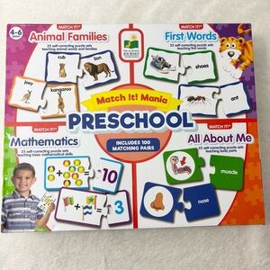 The Learning Journey Match it Mania Preschool Includes‎ 100 Matching Pairs